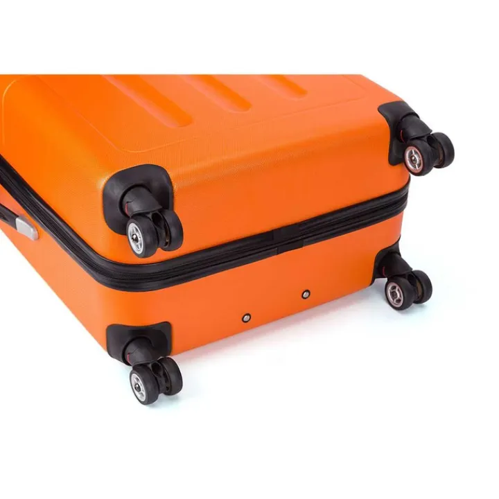 Handbagage Trolleys|Reistrolleys>Decent Neon-Fix Trolley 55 oranje