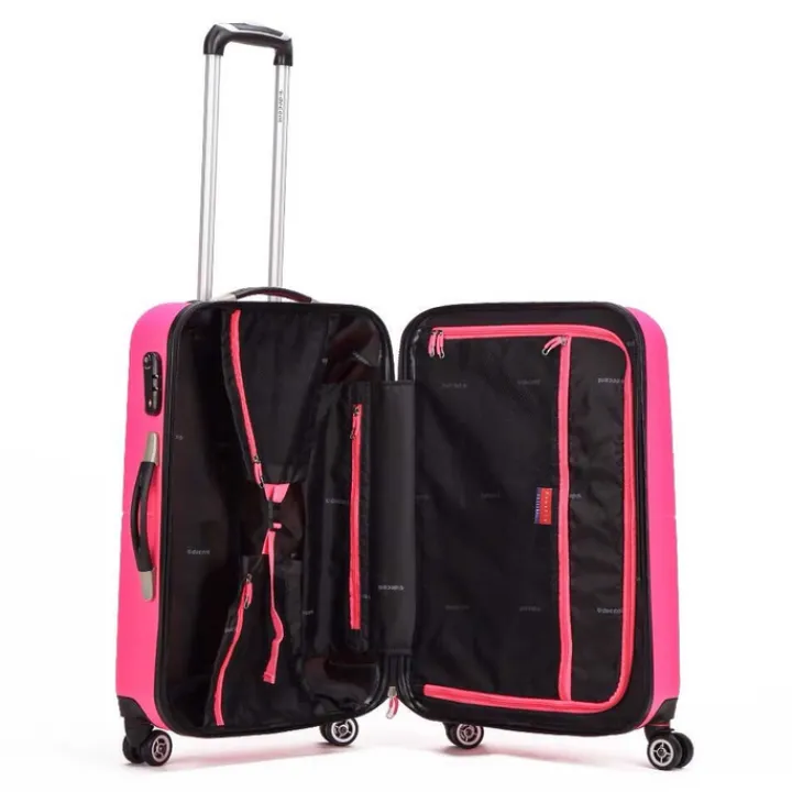 Handbagage Trolleys|Reistrolleys>Decent Neon-Fix Trolley 55 pink