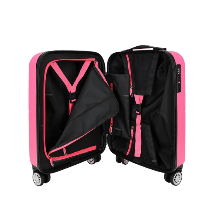 Handbagage Trolleys|Reistrolleys>Decent Neon-Fix Trolley 55 pink
