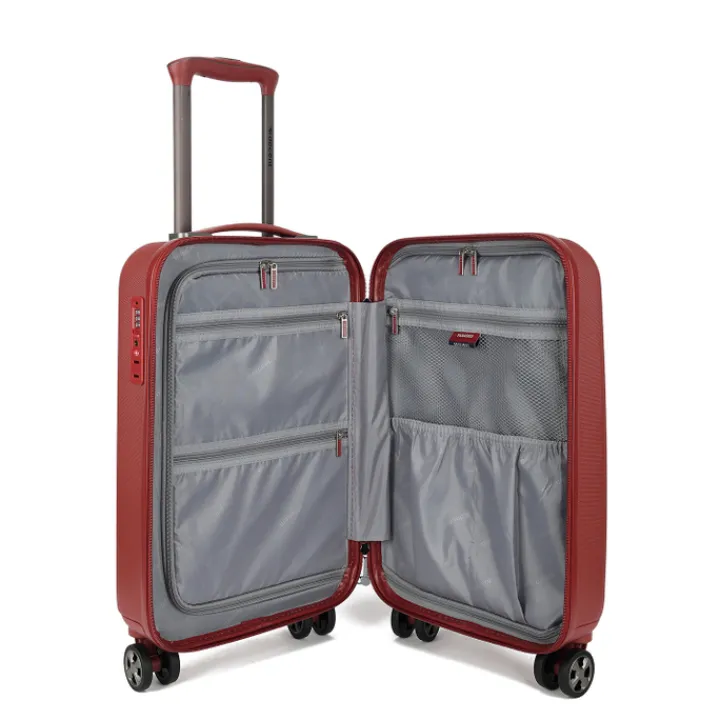 Transavia Trolleys|Klm Trolleys>Decent Paradiso Spinner 55 burgundy red