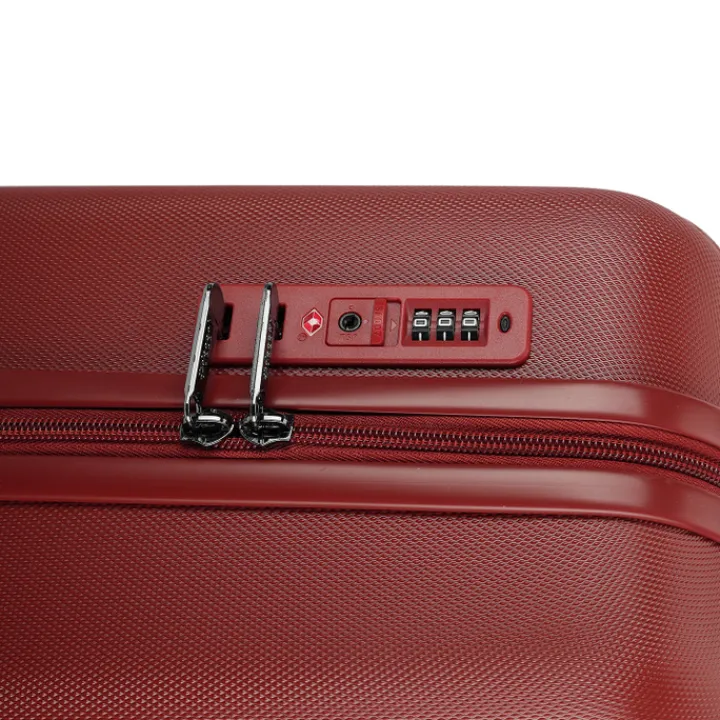 Transavia Trolleys|Klm Trolleys>Decent Paradiso Spinner 55 burgundy red