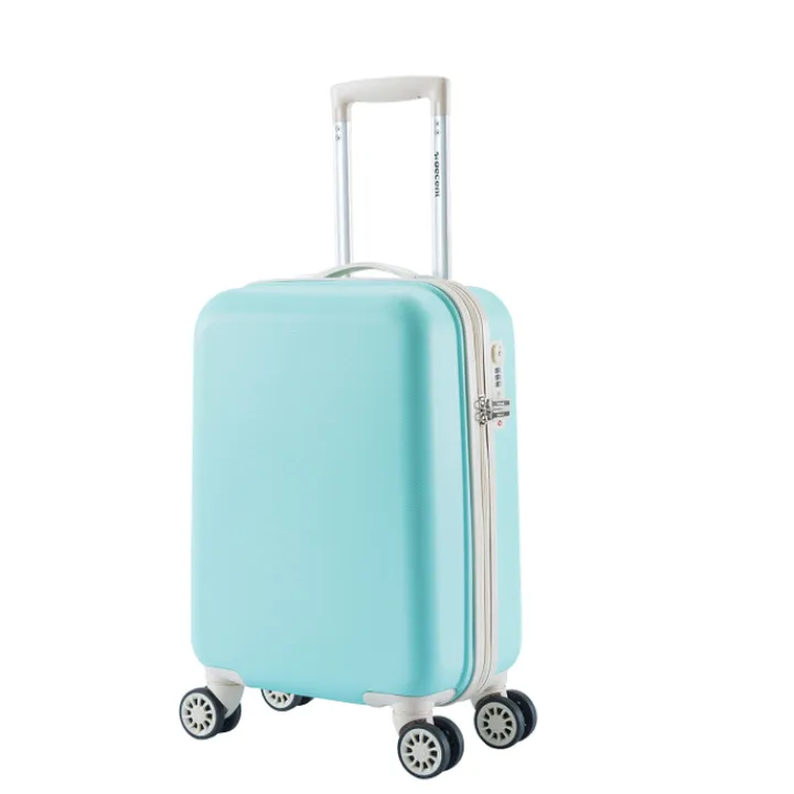 Transavia Trolleys|Klm Trolleys>Decent Star-Maxx Handbagage Trolley 55 pastel groen