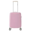 Transavia Trolleys|Klm Trolleys>Decent Star-Maxx Handbagage Trolley 55 pastel roze