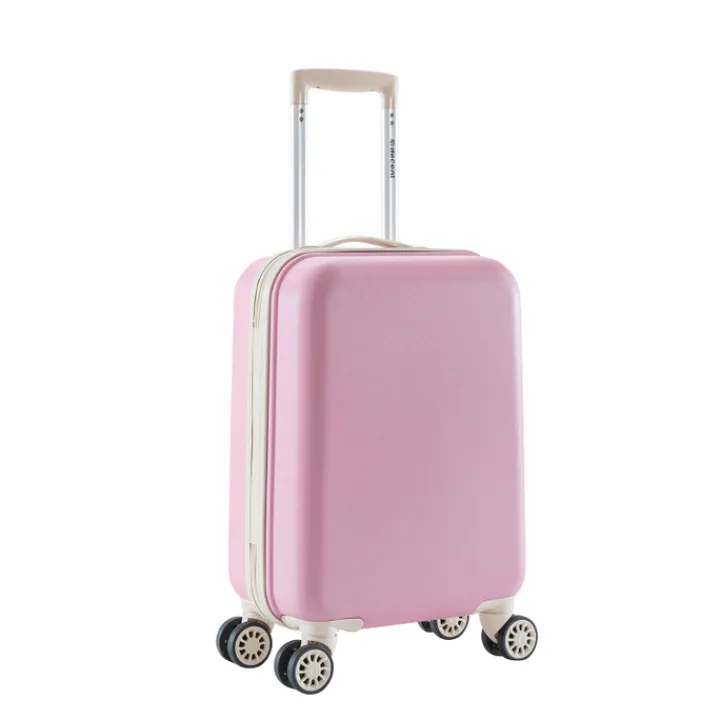 Transavia Trolleys|Klm Trolleys>Decent Star-Maxx Handbagage Trolley 55 pastel roze