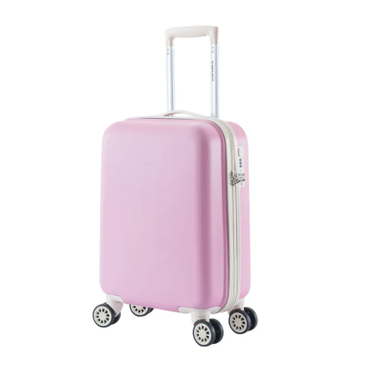 Transavia Trolleys|Klm Trolleys>Decent Star-Maxx Handbagage Trolley 55 pastel roze