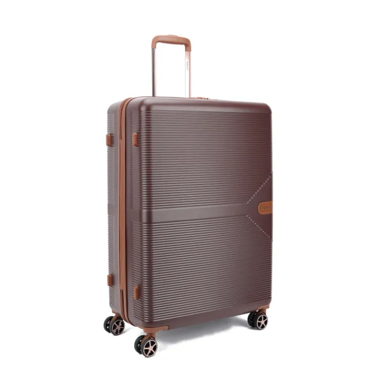 Reistrolleys|Reiskoffers>Decent Stella Spinner Large 77 brown