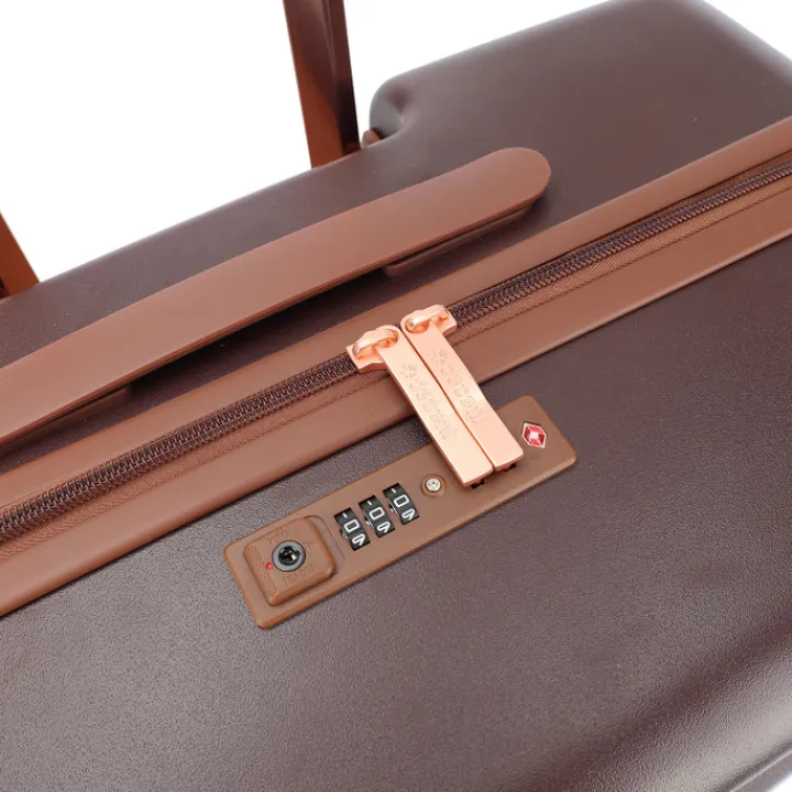Reistrolleys|Reiskoffers>Decent Stella Spinner Large 77 brown