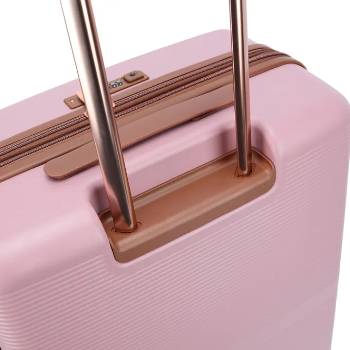 Reistrolleys|Reiskoffers>Decent Stella Trolley 67 Expandable dusty pink
