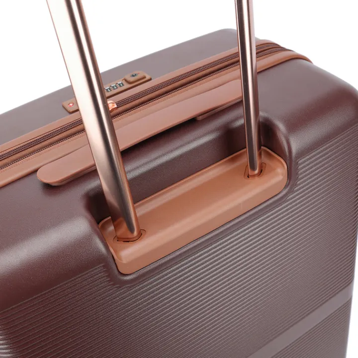 Reistrolleys|Reiskoffers>Decent Stella Trolley 67 Expandable brown