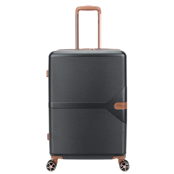 Reistrolleys|Reiskoffers>Decent Stella Trolley 67 Expandable black