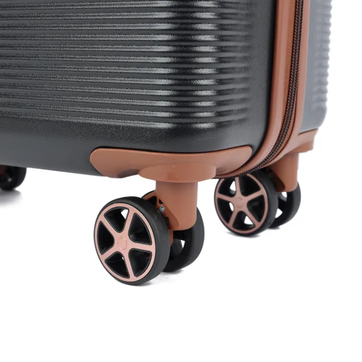 Reistrolleys|Reiskoffers>Decent Stella Trolley 67 Expandable black