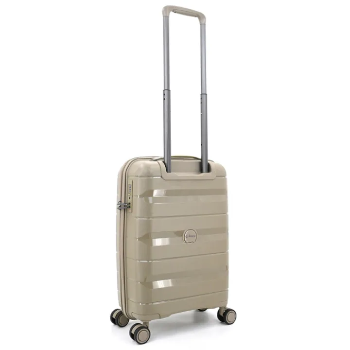 Transavia Trolleys|Handbagage Trolleys>Decent Straight-Line Cabin Spinner champagne