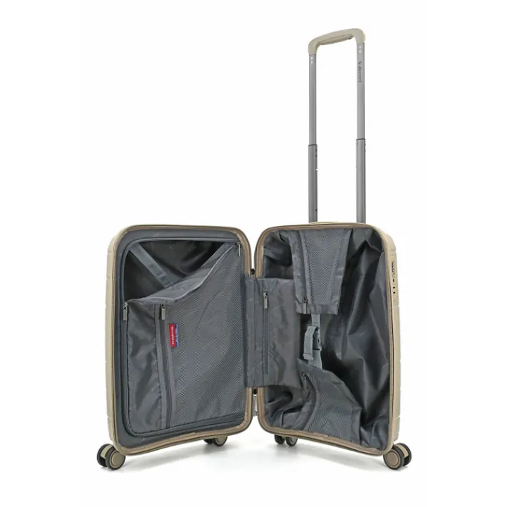 Transavia Trolleys|Handbagage Trolleys>Decent Straight-Line Cabin Spinner champagne