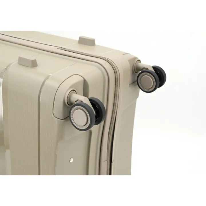 Transavia Trolleys|Handbagage Trolleys>Decent Straight-Line Cabin Spinner champagne