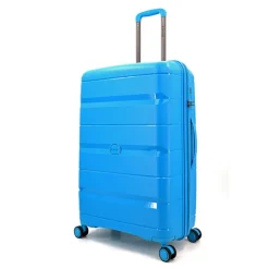 Reistrolleys|Reiskoffers>Decent Straight-Line Large Trolley petrol blue