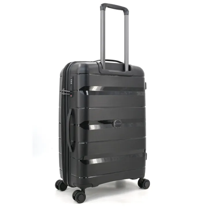 Reistrolleys|Reiskoffers>Decent Straight-Line Medium Trolley black