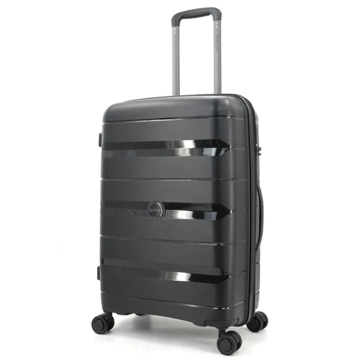 Reistrolleys|Reiskoffers>Decent Straight-Line Medium Trolley black