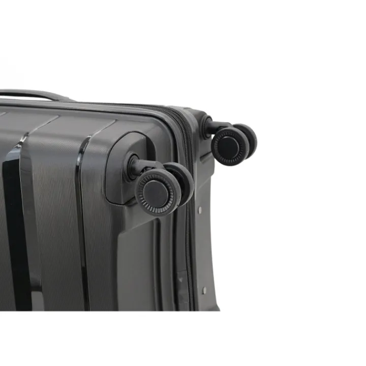 Reistrolleys|Reiskoffers>Decent Straight-Line Medium Trolley black