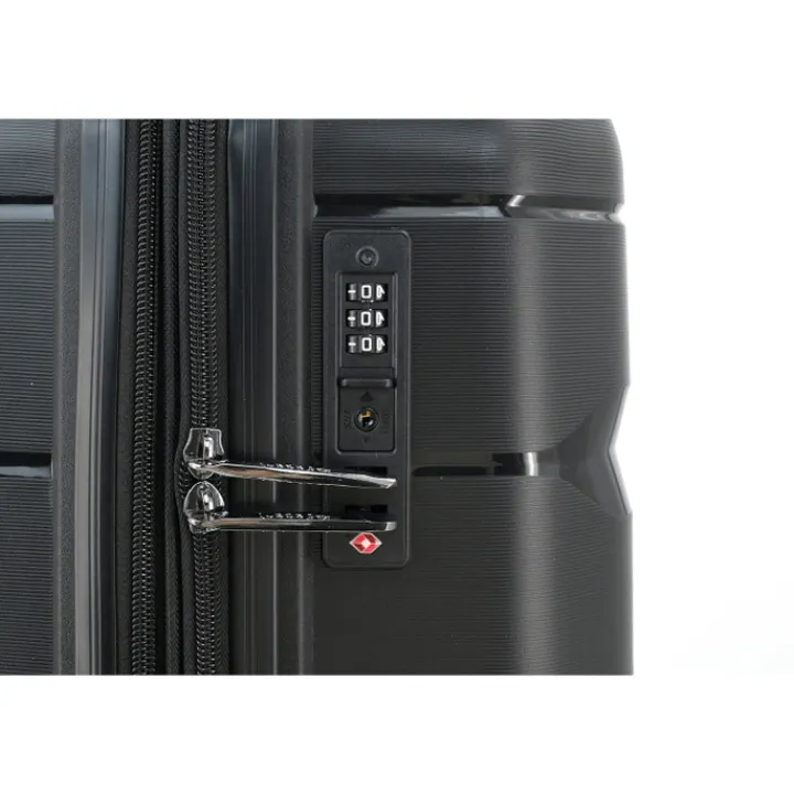 Reistrolleys|Reiskoffers>Decent Straight-Line Medium Trolley black