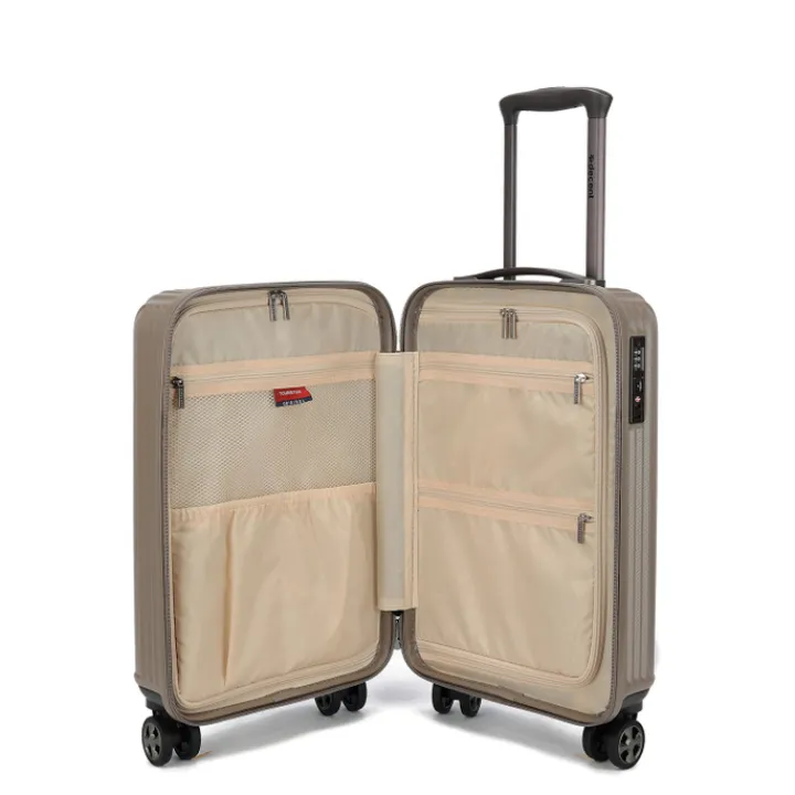 Transavia Trolleys|Klm Trolleys>Decent Tourister Cabin Trolley 55/35 taupe