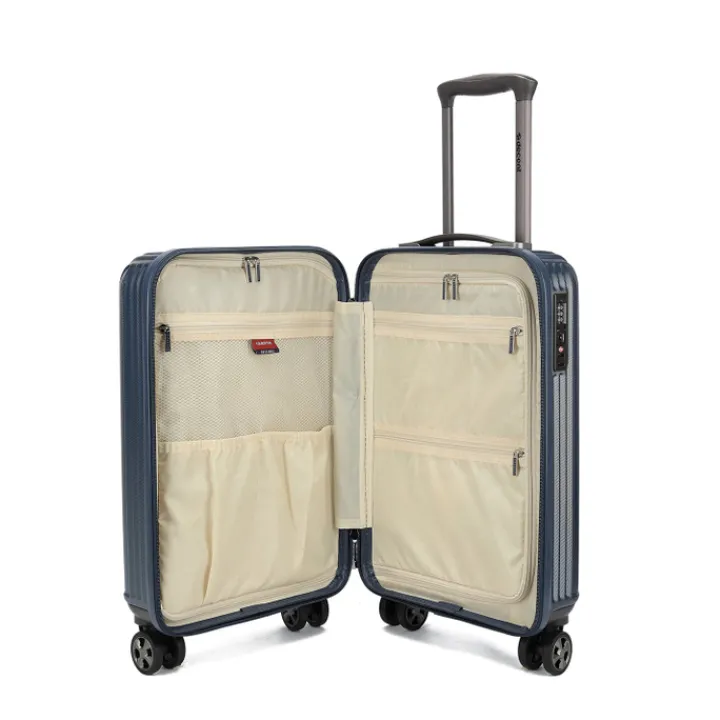 Transavia Trolleys|Klm Trolleys>Decent Tourister Cabin Trolley 55/35 blue