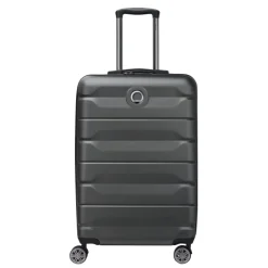 Reistrolleys|Reiskoffers>Delsey Air Armour 4 Wheel Medium Trolley 68 Expandable black