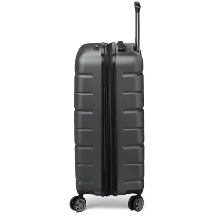 Reistrolleys|Reiskoffers>Delsey Air Armour 4 Wheel Medium Trolley 68 Expandable black