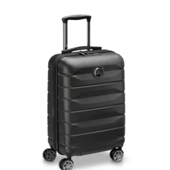 Transavia Trolleys|Ryanair Trolleys>Delsey Air Armour 4 Wheel Slim Cabin Trolley 55/40 black