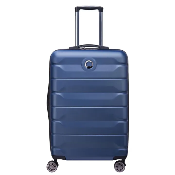 Reistrolleys|Reiskoffers>Delsey Air Armour 4 Wheel Medium Trolley 68 Expandable night blue