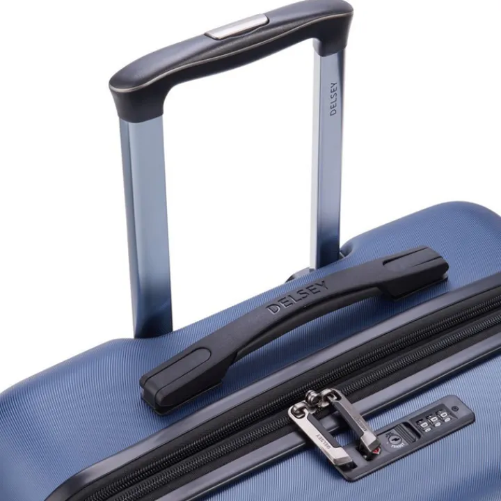 Reistrolleys|Reiskoffers>Delsey Air Armour 4 Wheel Medium Trolley 68 Expandable night blue