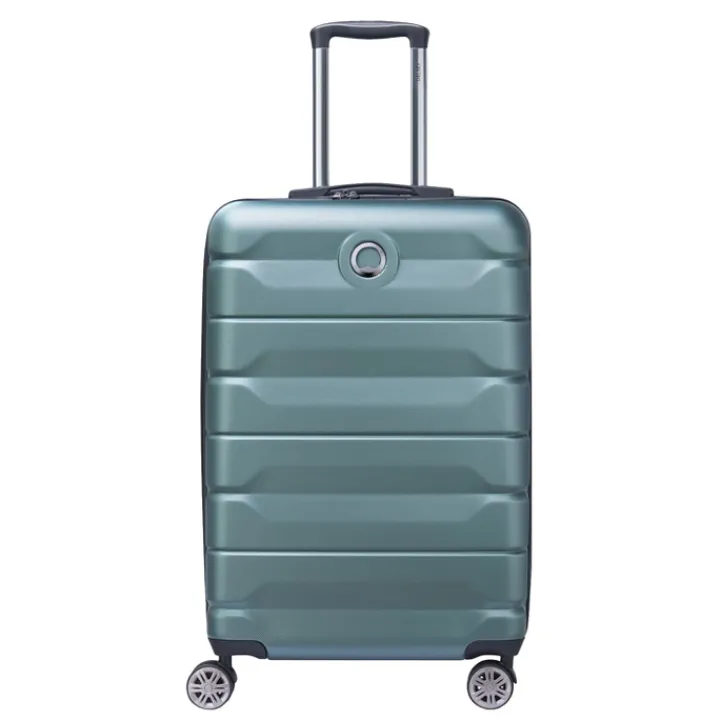 Reistrolleys|Reiskoffers>Delsey Air Armour 4 Wheel Medium Trolley 68 Expandable light green
