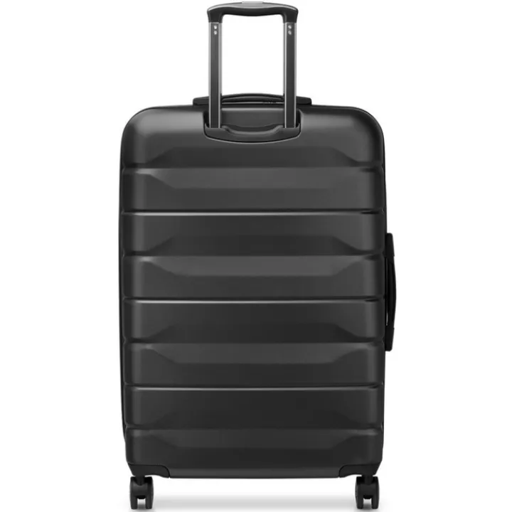 Reistrolleys|Reiskoffers>Delsey Air Armour 4 Wheel Large Trolley 77 Expandable black