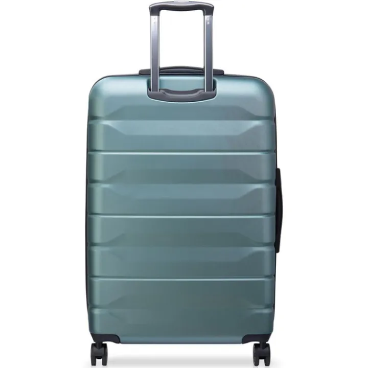 Reistrolleys|Reiskoffers>Delsey Air Armour 4 Wheel Large Trolley 77 Expandable light green