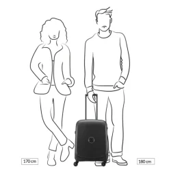 Transavia Trolleys|Ryanair Trolleys>Delsey Belmont Plus MR Cabin Trolley 55/40 blue