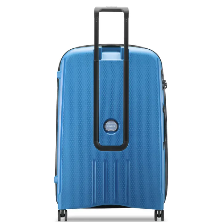 Reistrolleys|Reiskoffers>Delsey Belmont Plus MR Trolley XL Expandable blue