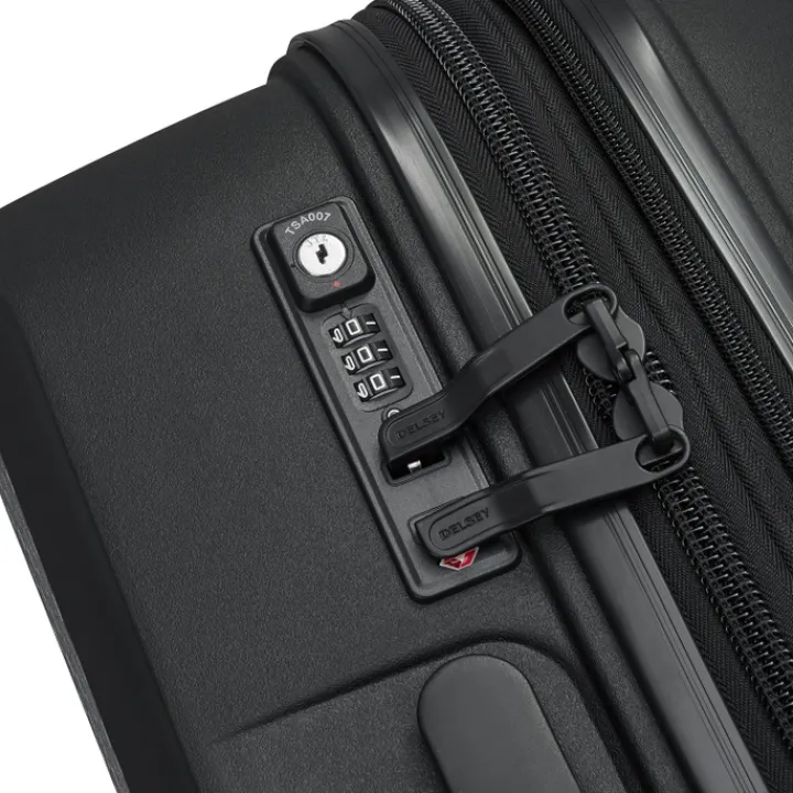 Reistrolleys|Reiskoffers>Delsey Belmont Plus MR Trolley M Expandable black