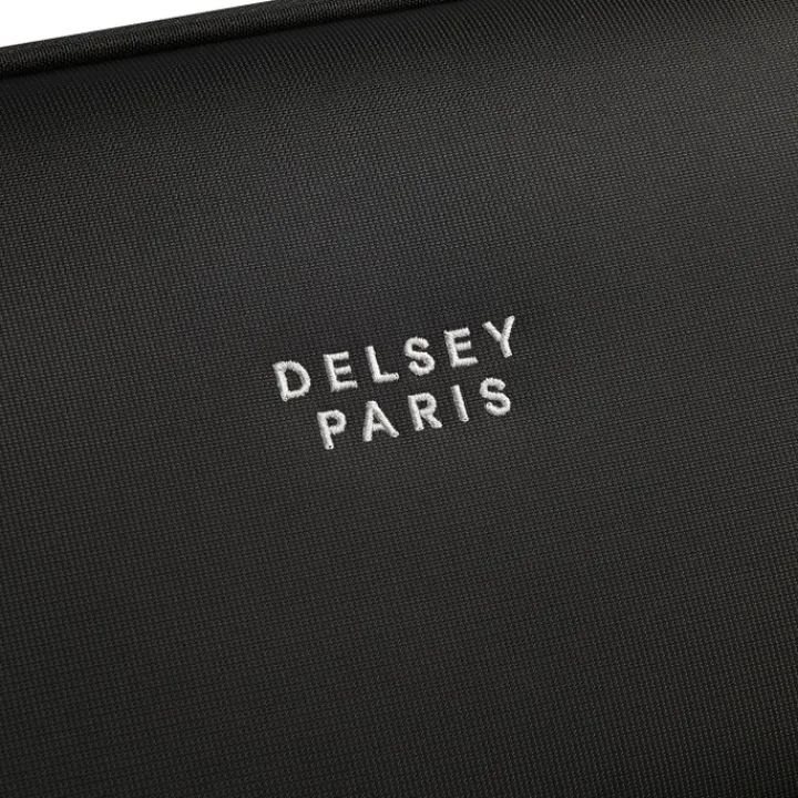 Reistrolleys|Reiskoffers>Delsey Brochant 3 Trolley 78 Expandable black