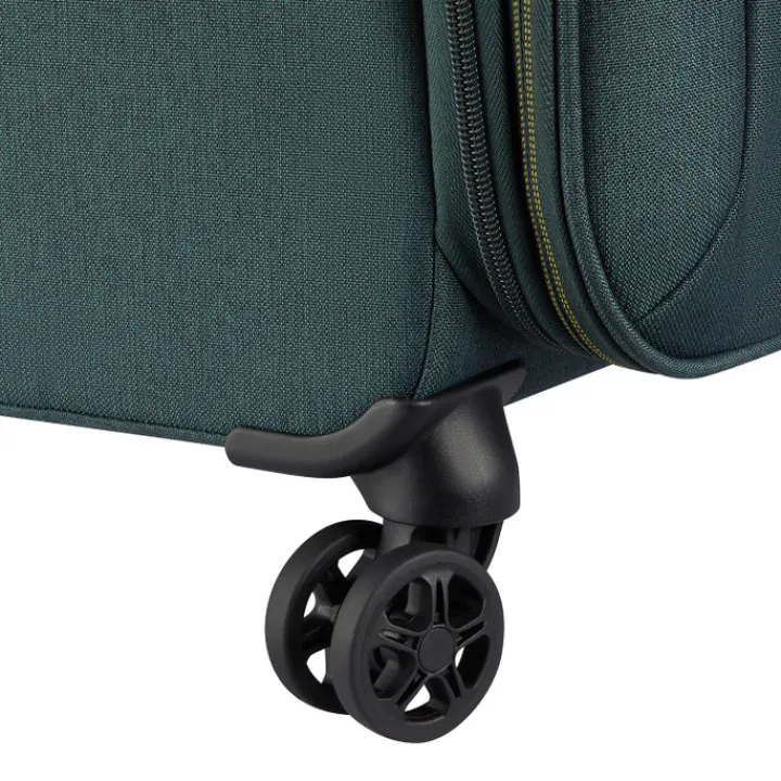 Reistrolleys|Reiskoffers>Delsey Brochant 3 Trolley 78 Expandable pine green