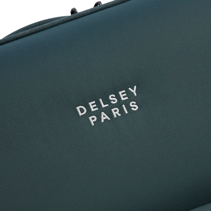 Reistrolleys|Reiskoffers>Delsey Brochant 3 Trolley 78 Expandable pine green