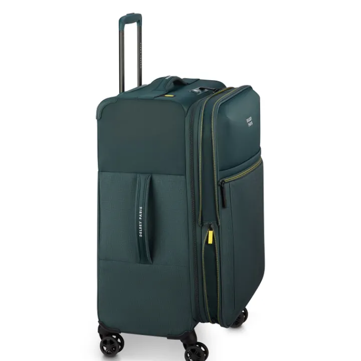 Reistrolleys|Reiskoffers>Delsey Brochant 3 Trolley 67 Expandable pine green