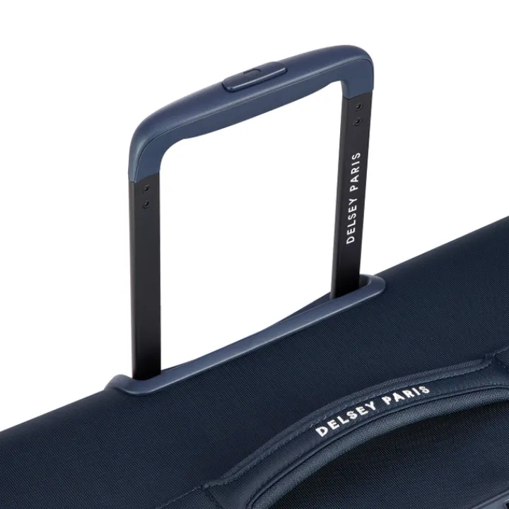 Reistrolleys|Reiskoffers>Delsey Brochant 3 Trolley 78 Expandable navy blue