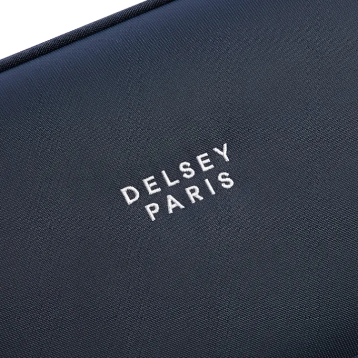 Reistrolleys|Reiskoffers>Delsey Brochant 3 Trolley 78 Expandable navy blue
