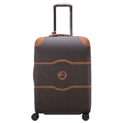 Reistrolleys|Reiskoffers>Delsey Chatelet Air 2.0 4 Wheel Medium Trolley 66 marron