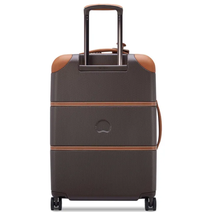 Reistrolleys|Reiskoffers>Delsey Chatelet Air 2.0 4 Wheel Medium Trolley 66 marron