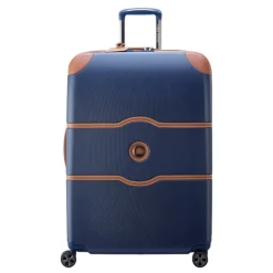 Reistrolleys|Reiskoffers>Delsey Chatelet Air 2.0 4 Wheel Large Trolley 76 navy blue