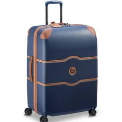 Reistrolleys|Reiskoffers>Delsey Chatelet Air 2.0 4 Wheel Large Trolley 76 navy blue
