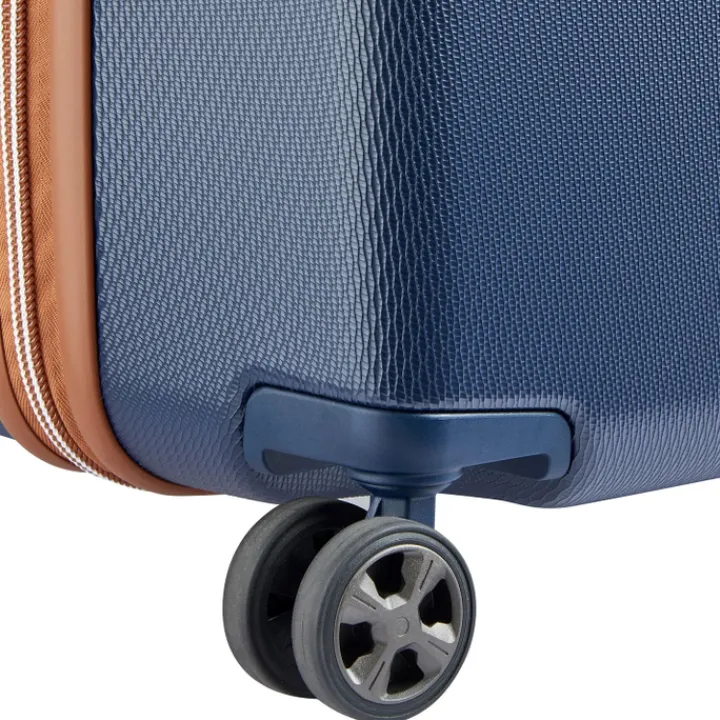Reistrolleys|Reiskoffers>Delsey Chatelet Air 2.0 4 Wheel Large Trolley 76 navy blue