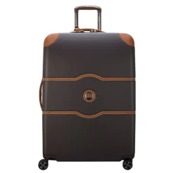 Reistrolleys|Reiskoffers>Delsey Chatelet Air 2.0 4 Wheel Large Trolley 76 marron