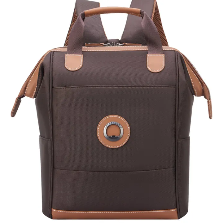14 Inch Laptoptassen|Laptop Rugzakken>Delsey Chatelet Air 2.0 Tote Backpack brown