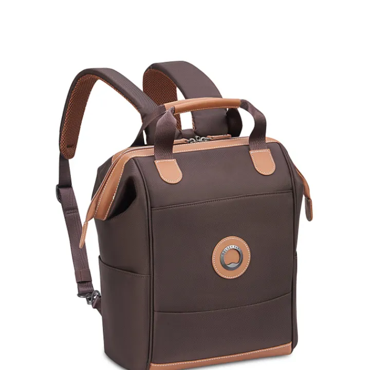 14 Inch Laptoptassen|Laptop Rugzakken>Delsey Chatelet Air 2.0 Tote Backpack brown